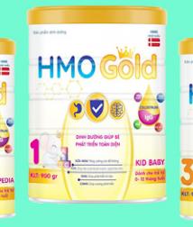 Sữa dinh dưỡng HMO Gold – Dinh dưỡng giúp bé phát triển toàn diện