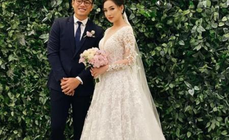 Vợ cố người mẫu Duy Nhân rạng rỡ trong đám cưới tại Hà Nội