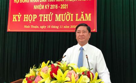 Ông Trần Quốc Nam giữ chức chủ tịch UBND tỉnh Ninh Thuận