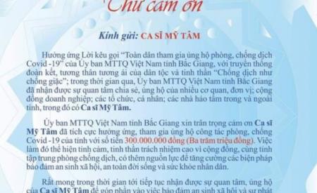 Nghệ sĩ Việt ủng hộ tiền, vật tư y tế giúp Bắc Giang chống dịch Covid