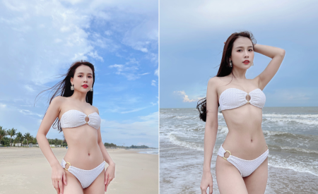 Sam chính thức gia nhập đường đua mỹ nhân gợi cảm của Vbiz, diện bikini khoe body nuột nà