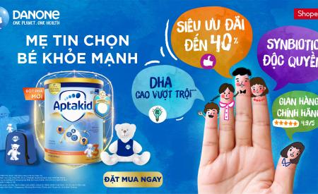 Danone Specialized Nutrition giới thiệu sản phẩm dinh dưỡng trên Shopee, khởi động trào lưu sống khỏe tại Đông Nam Á