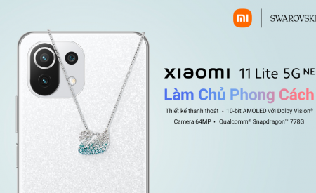 Xiaomi hợp tác cùng Swarovski mang đến tuyệt tác thiết kế mỏng, nhẹ và đầy tinh tế