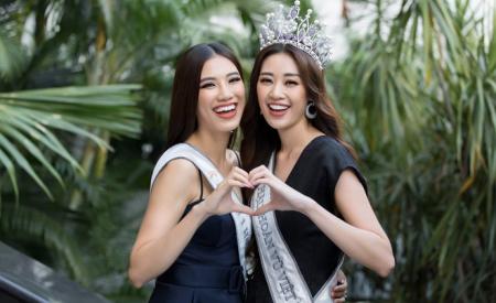 Khánh Vân bị nghi không ủng hộ Kim Duyên khi dự thi Miss Univesre 2021