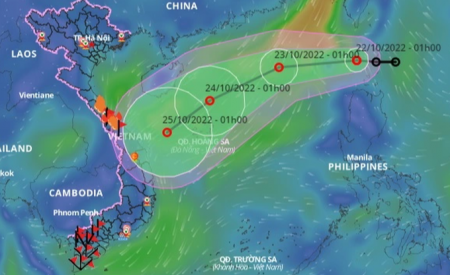 Hai kịch bản khi áp thấp nhiệt đới đi vào Biển Đông