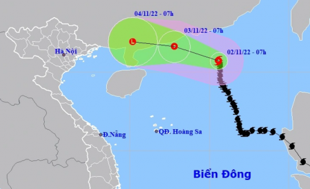 Bão số 7 giảm cường độ, khả năng tan ngay trên biển