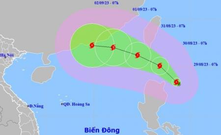 Bão Saola vào biển Đông trong 48 giờ tới, xuất hiện thêm bão Haikui