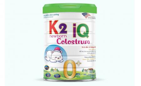 SỮA DINH DƯỠNG K2 IQ COLOSTRUM - Sữa dinh dưỡng cho bé phát triển toàn diện