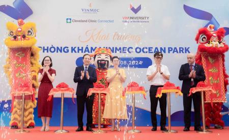 Vinmec khai trương Phòng khám Đa khoa Quốc tế tại Vinhomes Ocean Park