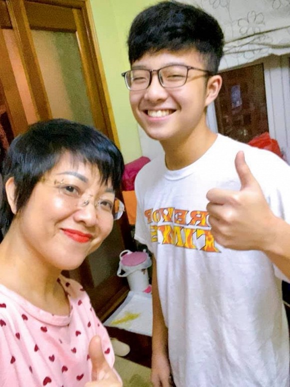 MC Thảo Vân ngạc nhiên vì con trai trai có nhiều nét giống diễn viên Huỳnh Anh